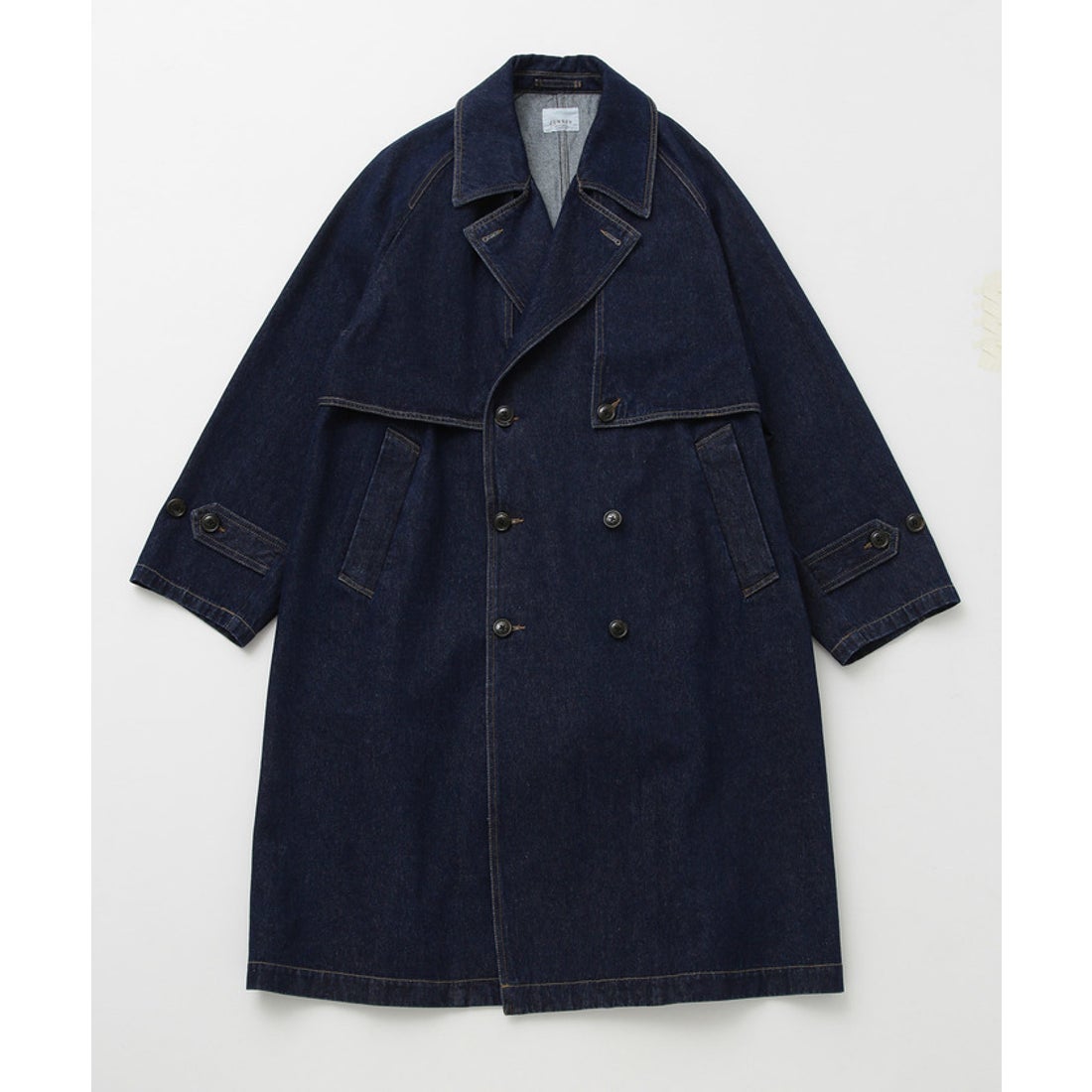 ジュンレッド JUNRed ヴィンテージデニムトレンチコート （ネイビー