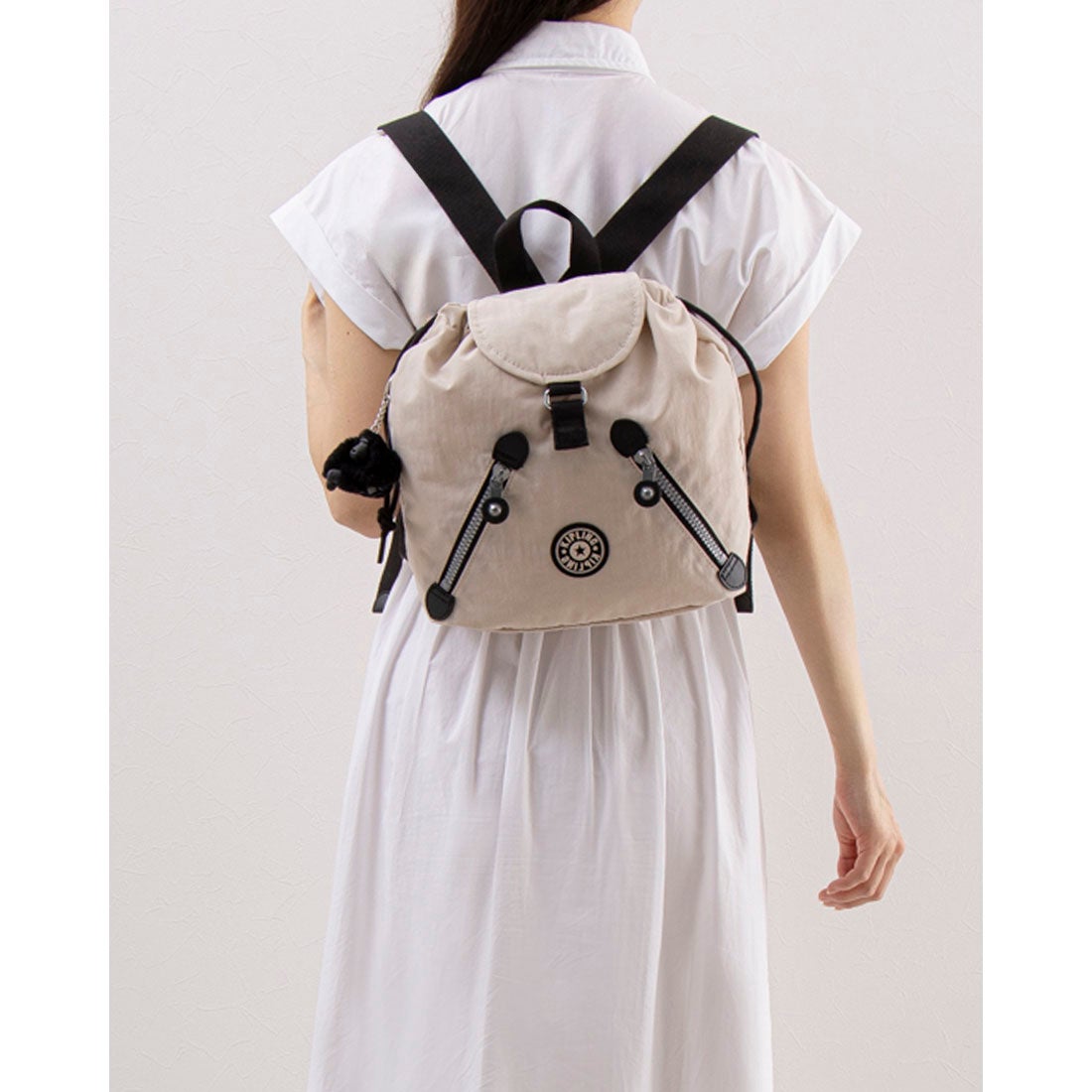 キプリング Kipling NEW FUNDAMENTAL S バックパック （Back to Beige