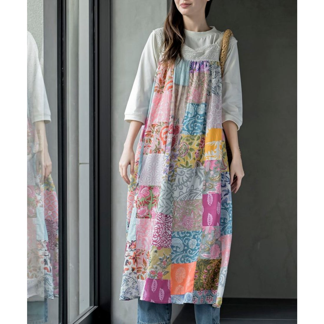 アールピーエス rps パッチワークワンピース （マルチ） -靴