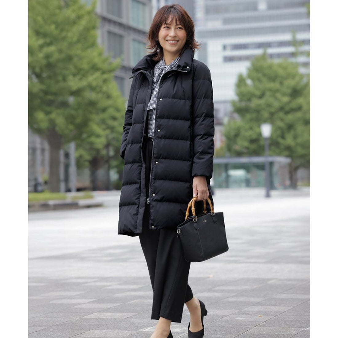 ジェイ プレス レディス J.PRESS LADIES 【洗える・2way】タフタダウン