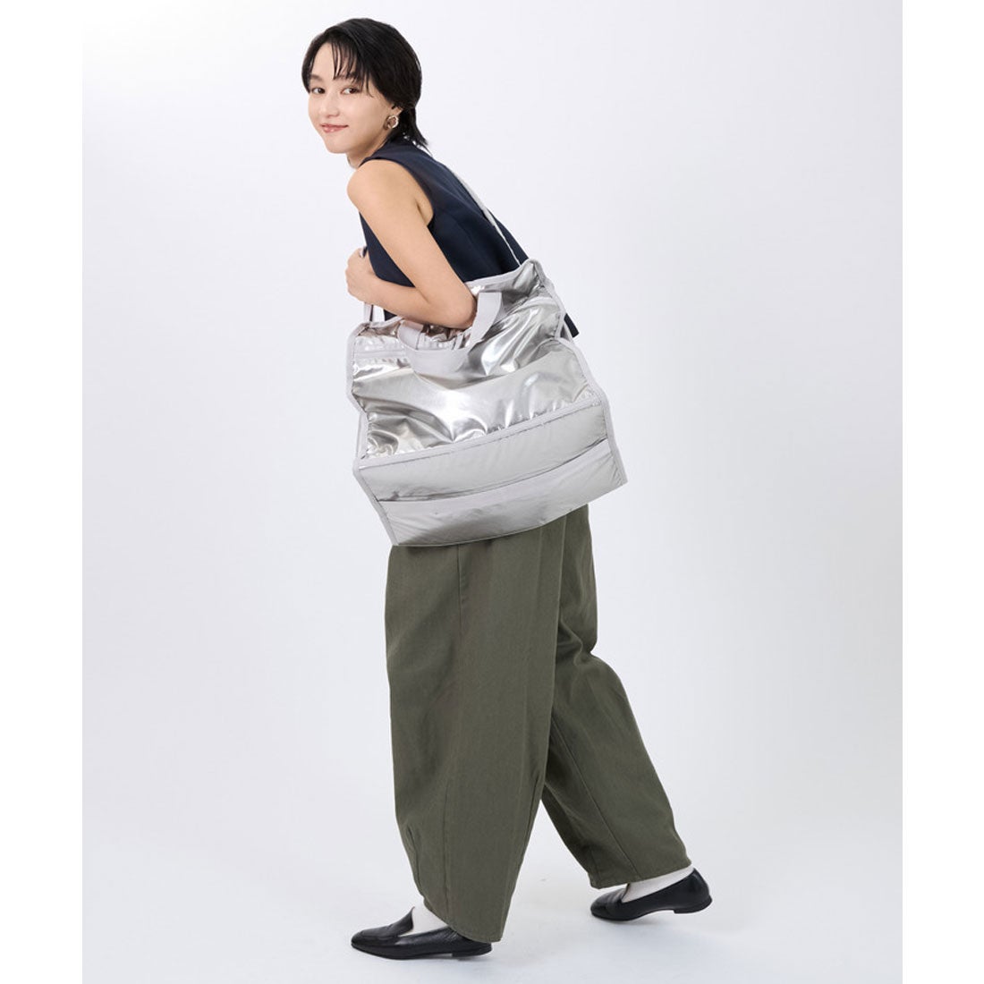 レスポートサック LeSportsac CABIN BOSTON2 （ギンガ