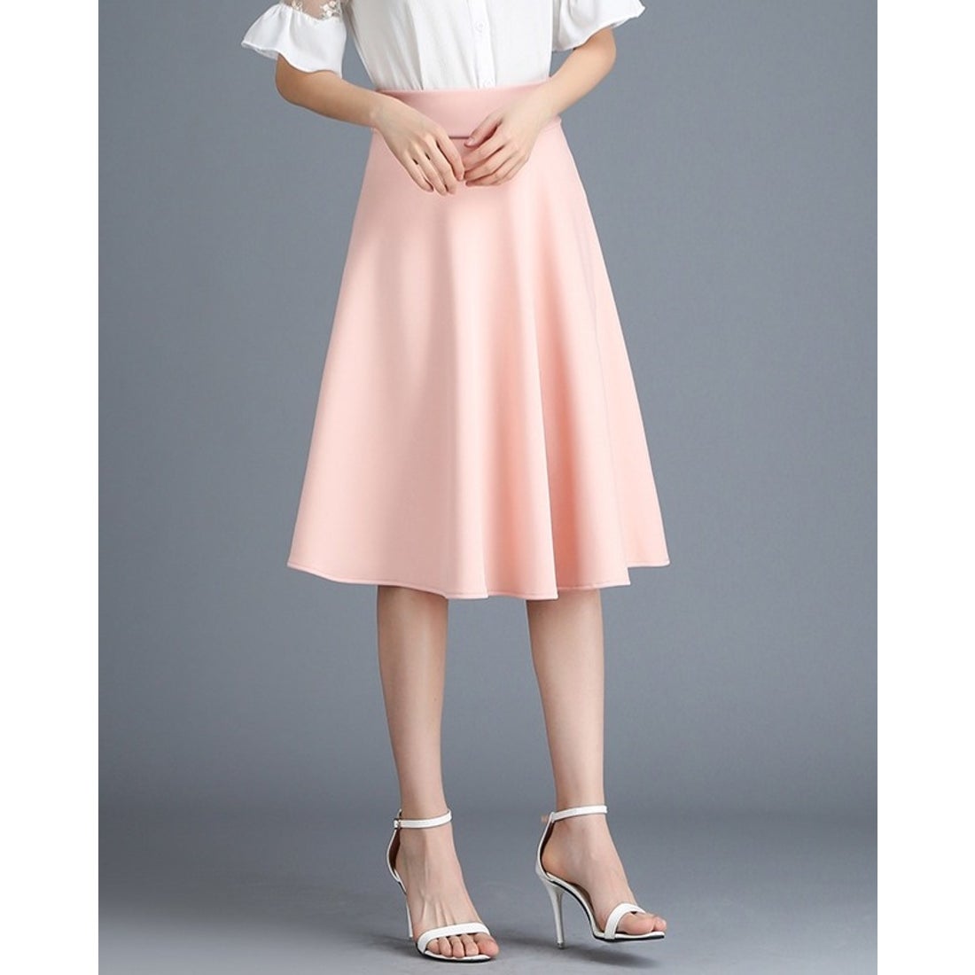 リリーオブバリー Lily of Valley ミディ丈 Aライン フレア スカート