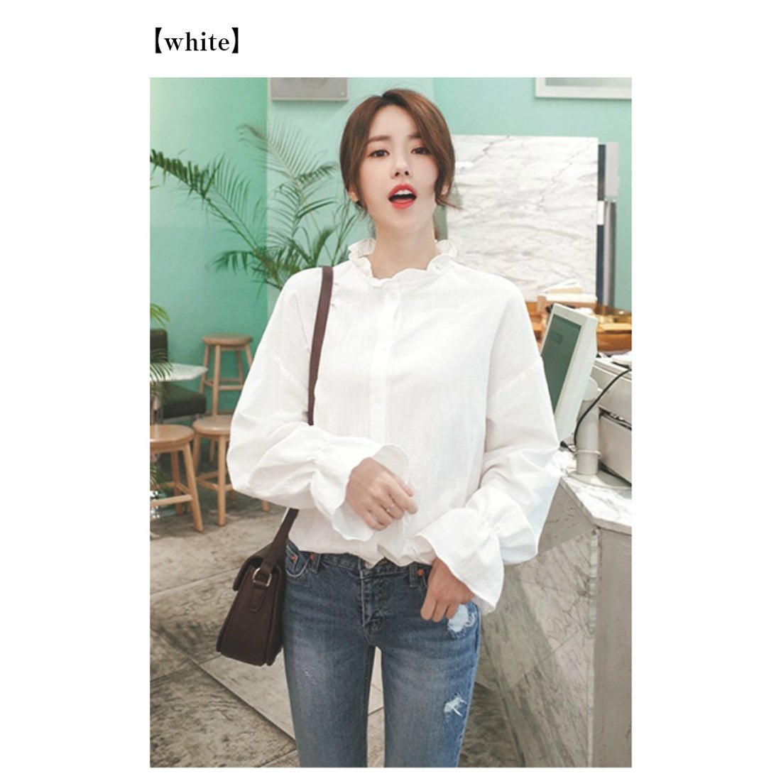 リリーオブバリー Lily of Valley フリル ハイネック キャンディ