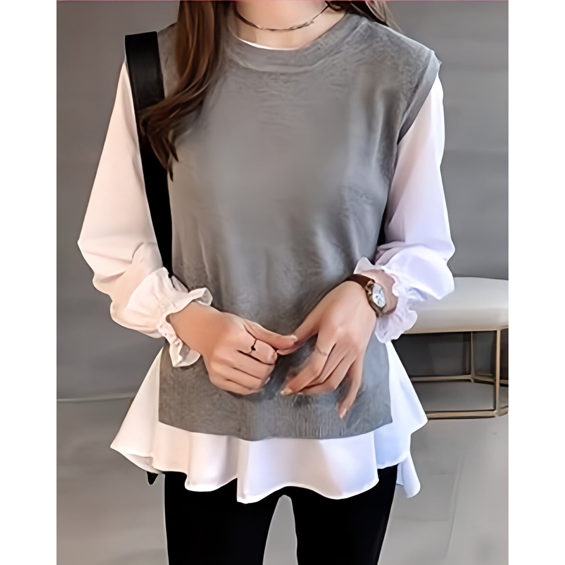 リリーオブバリー Lily of Valley ニット ベスト セット ペプラム