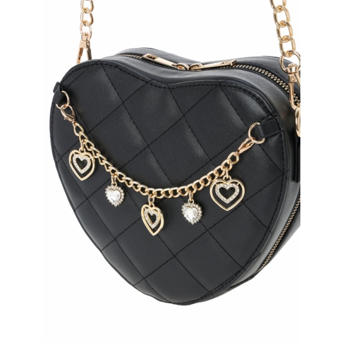 ルディックパーク Ludic Park チェーンチャーム付きハート型ショルダー