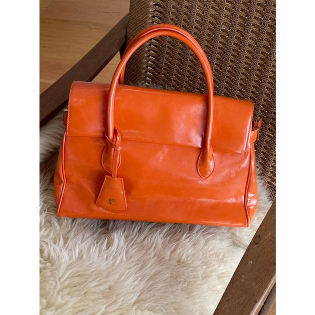 リリーブラウン LILY BROWN パーテーショントートバッグ （ORG