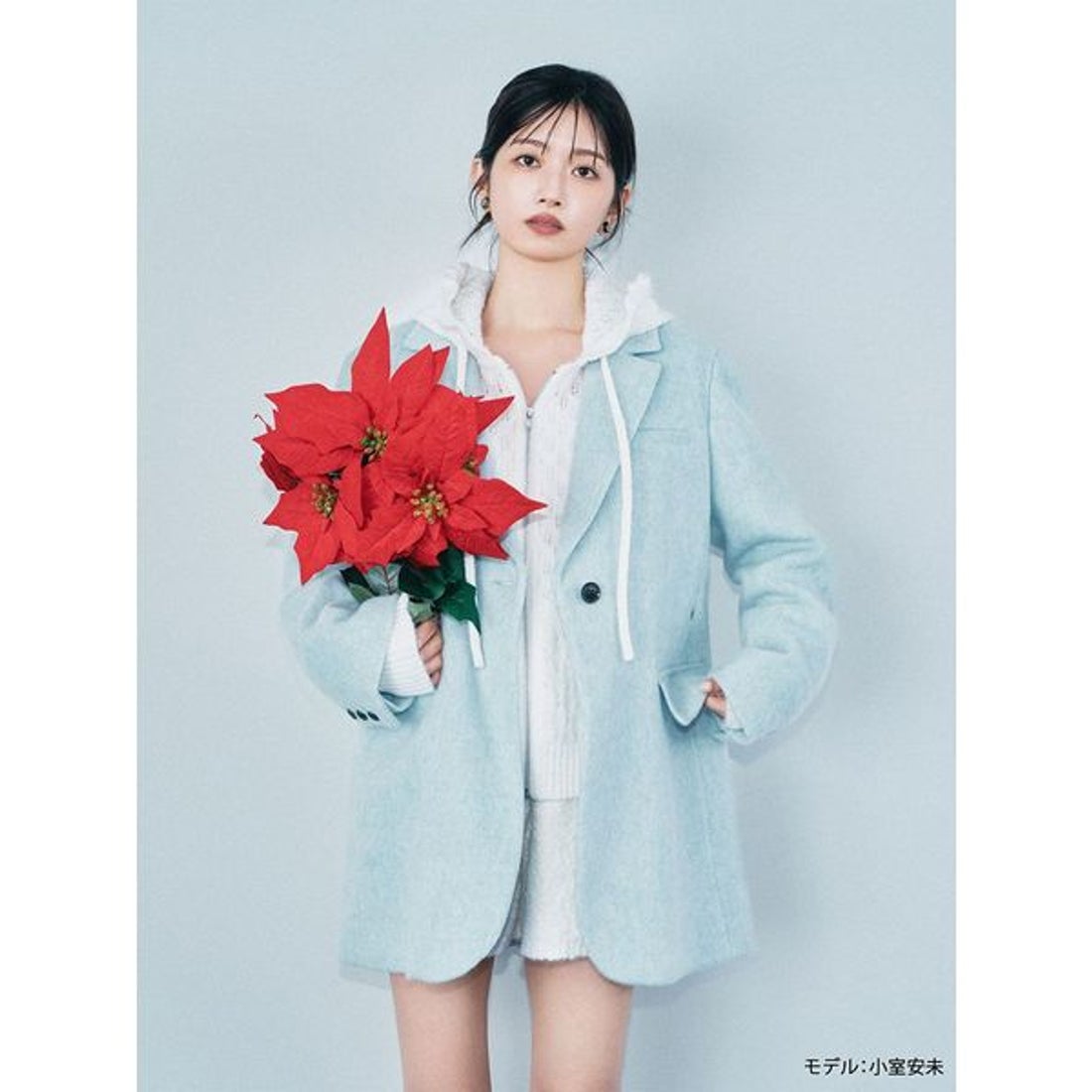 リリーブラウン LILY BROWN ベルト付きシャギーオーバージャケット