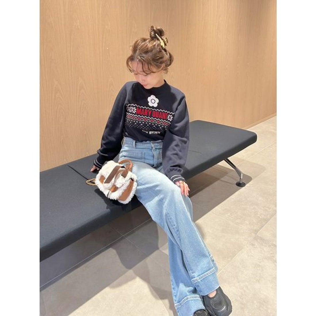 リリーブラウン LILY BROWN 【LILY BROWN×MARY QUANT】ジャガード