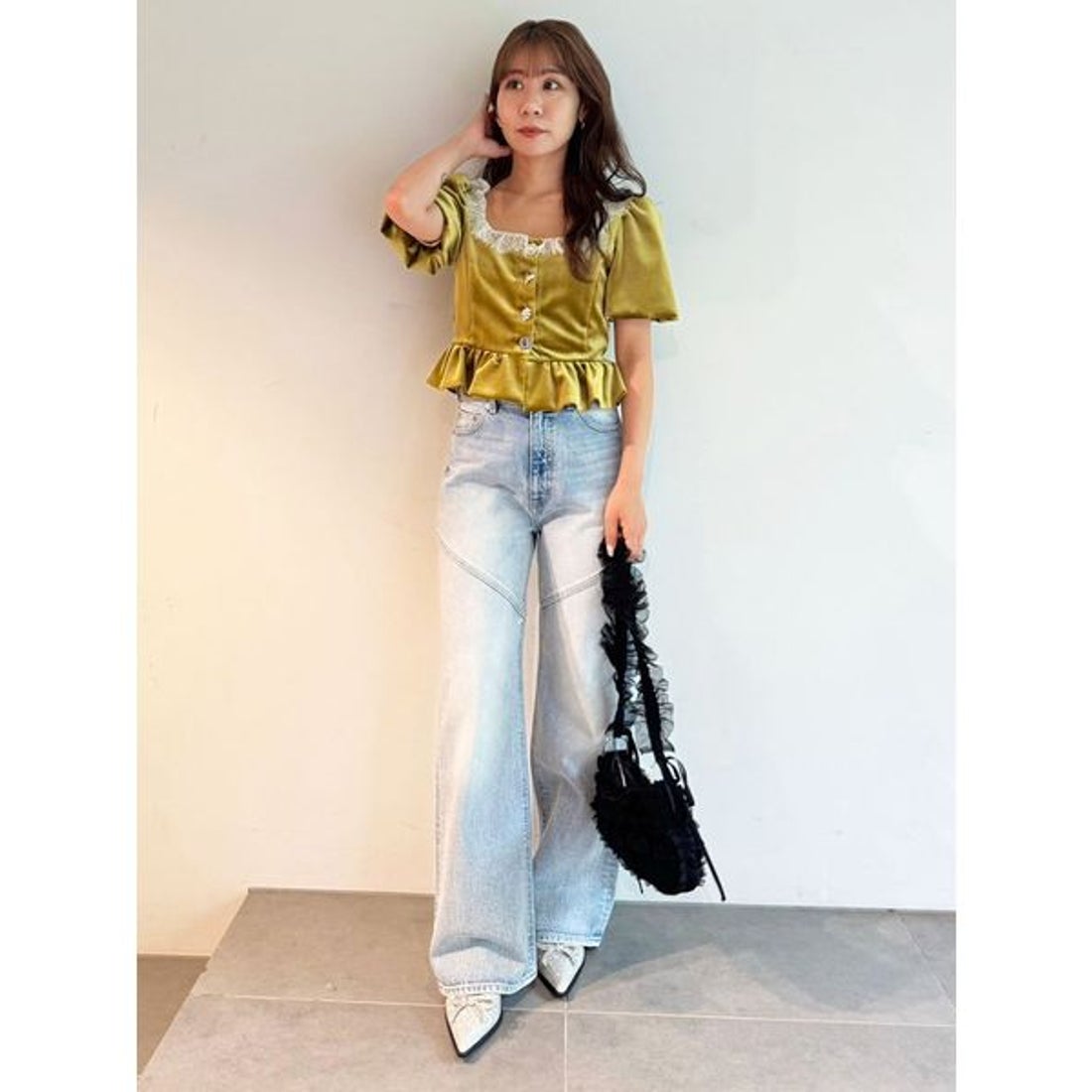 リリーブラウン LILY BROWN [L.B CANDY STOCK]レースカラービジュー