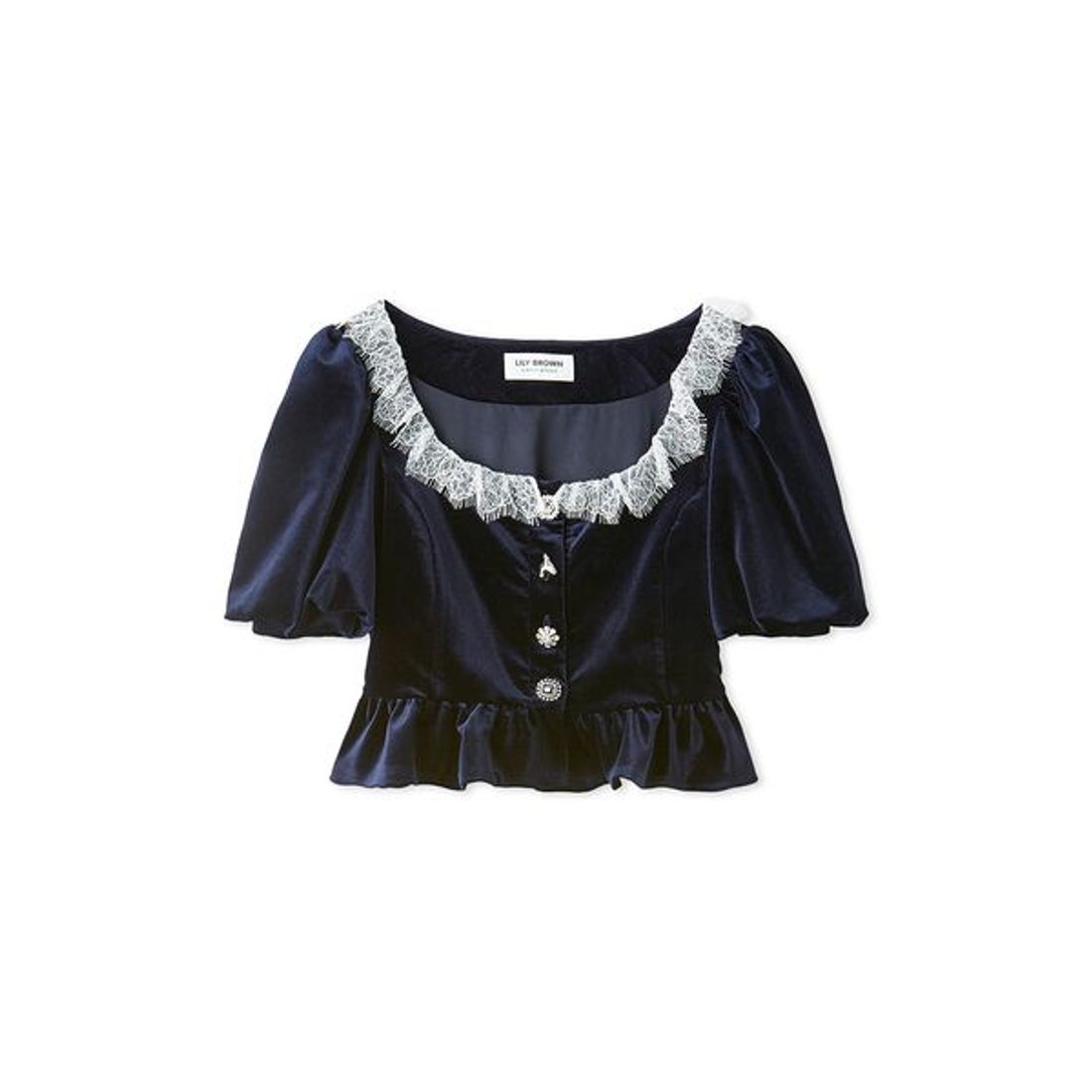 リリーブラウン LILY BROWN [L.B CANDY STOCK]レースカラービジュー