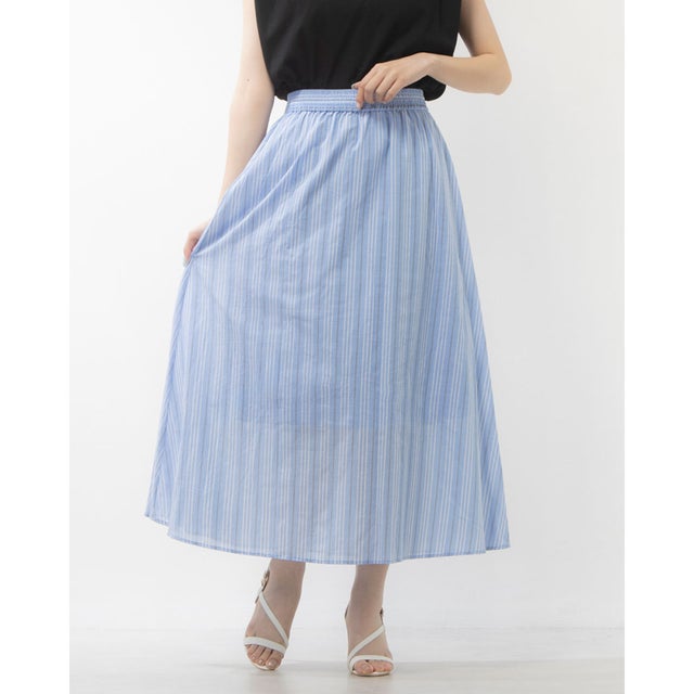 ルノンキュール Lugnoncure マルチストライプスカート【セットアップ可