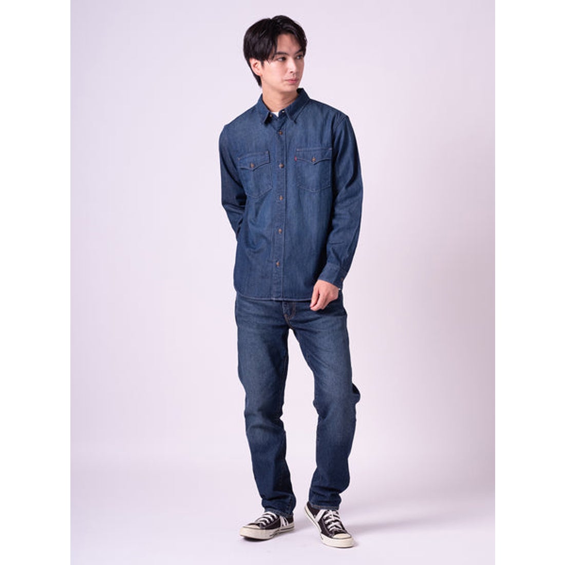 リーバイス LEVI'S リラックスフィット ウエスタンシャツ （Dark