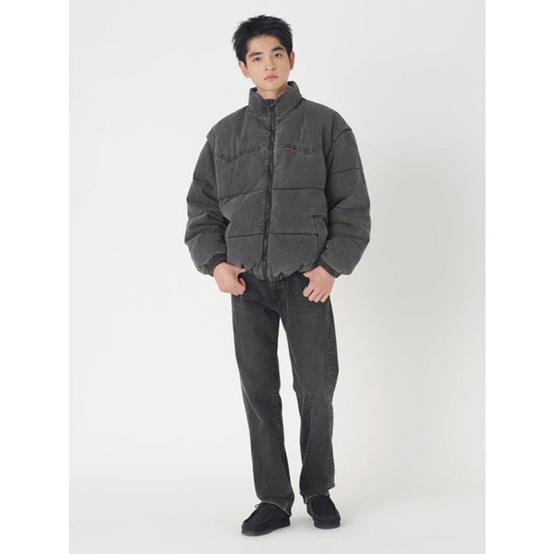 リーバイス LEVI'S スーパーデニムダウンジャケット ブラック ECLIPSE
