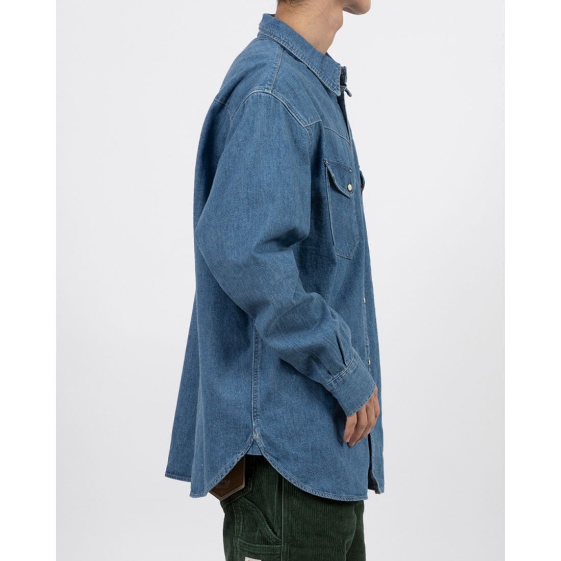 リーバイス LEVI'S LONGHORN デニムシャツ ミディアムインディゴ