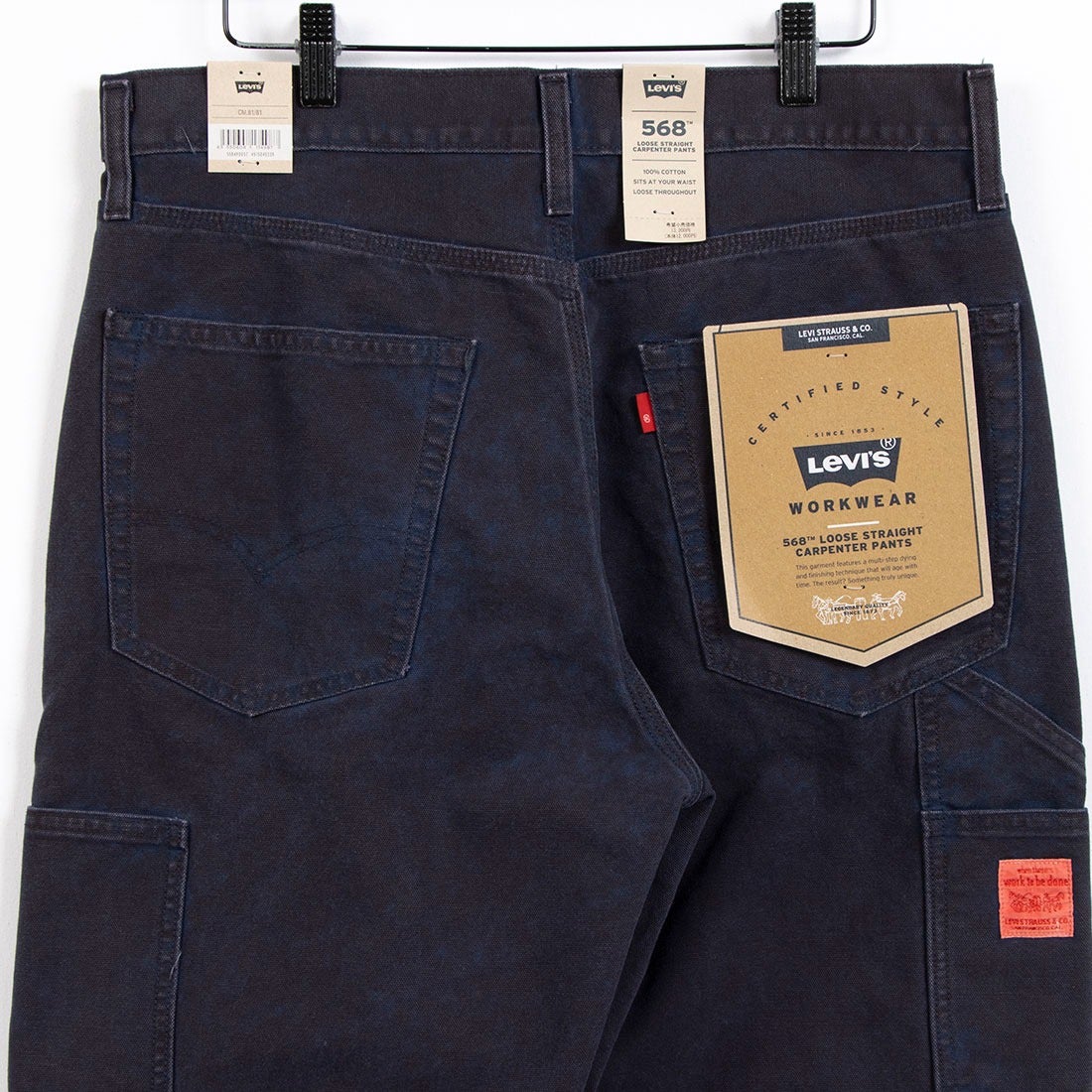 リーバイス LEVI'S 568（TM） ルーズストレート カーペンター ブラック