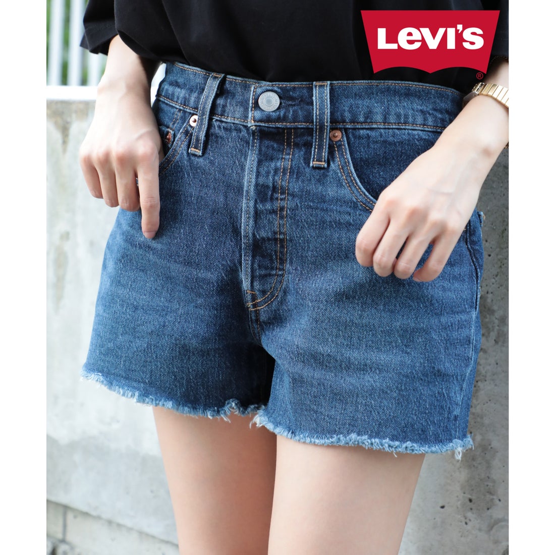 リーバイス LEVI'S 501(R) ORIGINAL SHORT SALSA T3 SHAKER デニム