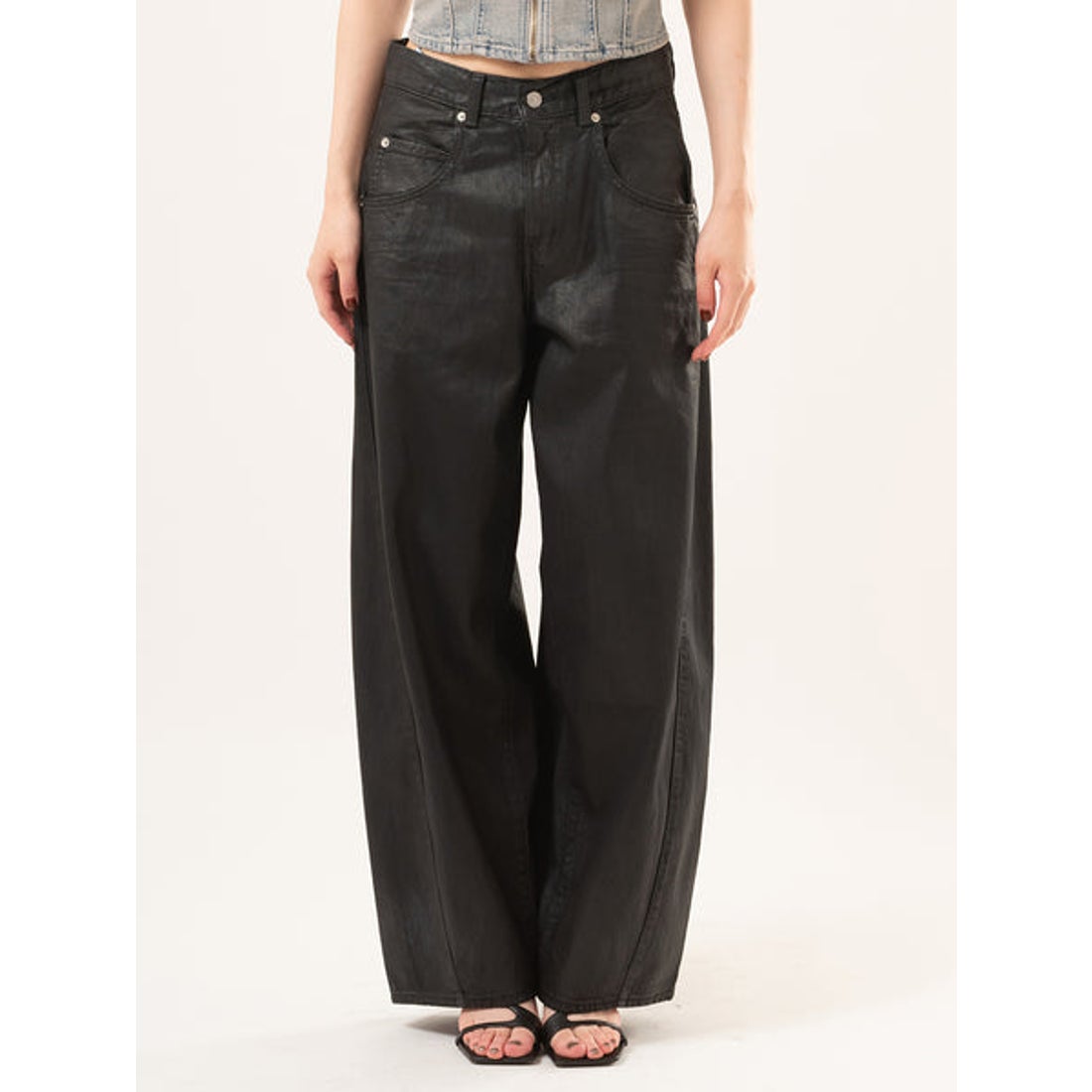 リーバイス LEVI'S SUPER BAGGY バレルジーンズ ブラック （Blacks