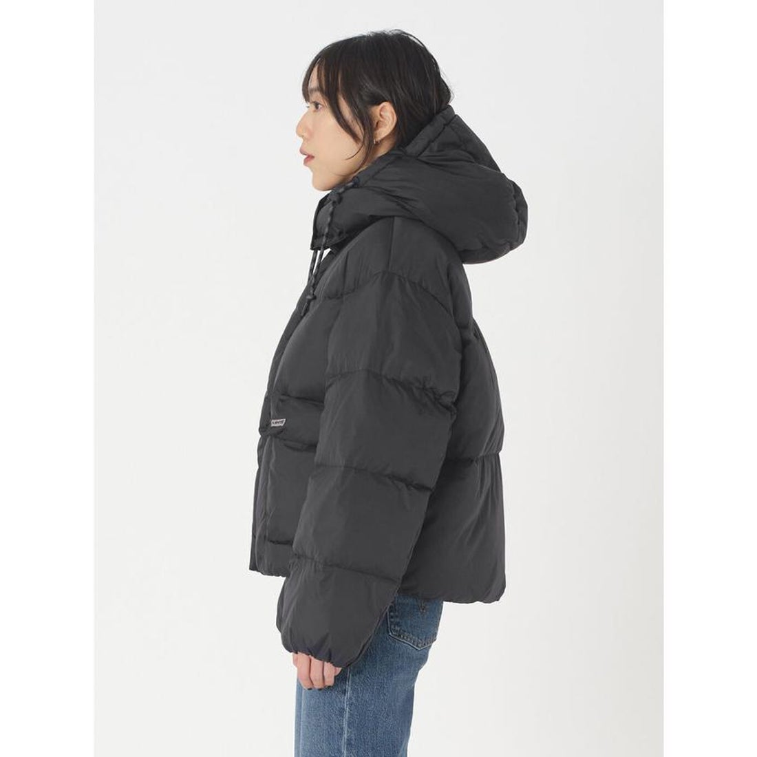 リーバイス LEVI'S ショートダウンジャケット ブラック CAVIAR