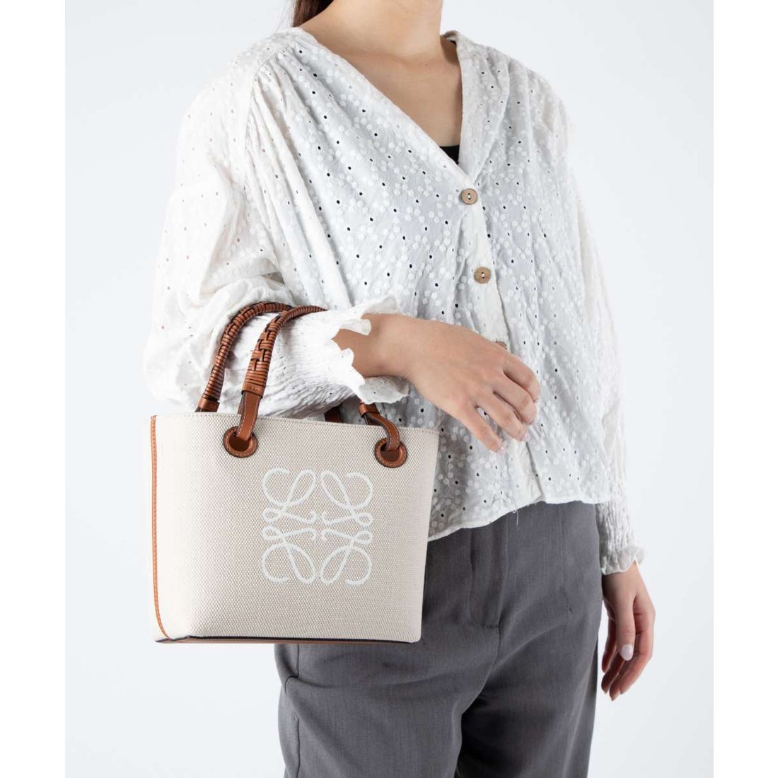 ロエベ LOEWE A717S74X01 ショルダーバッグ ANAGRAM TOTE MINI BAG