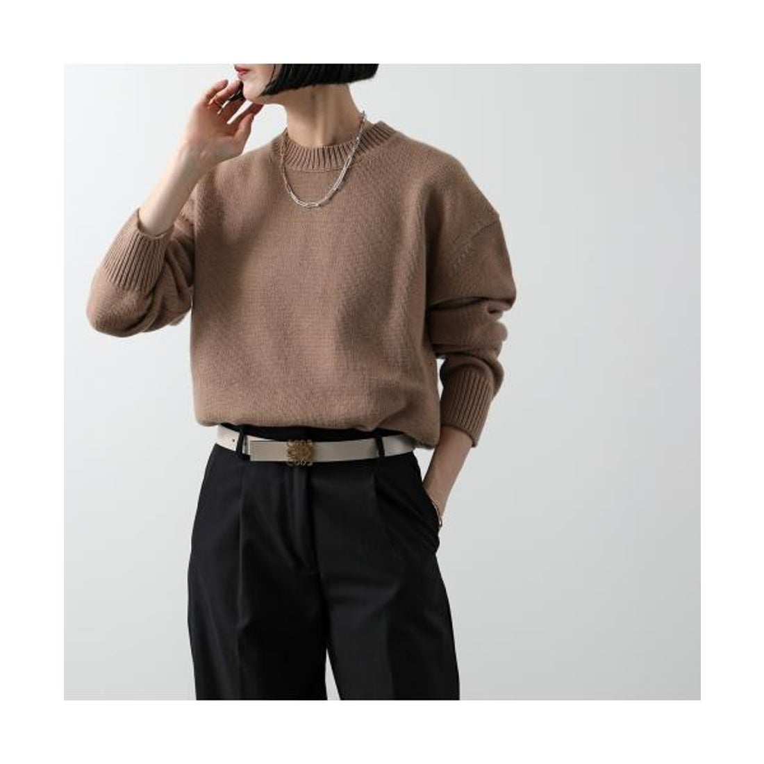 ロエベ LOEWE LOEWE ベルト E619Z26X03 アナグラム リバーシブル