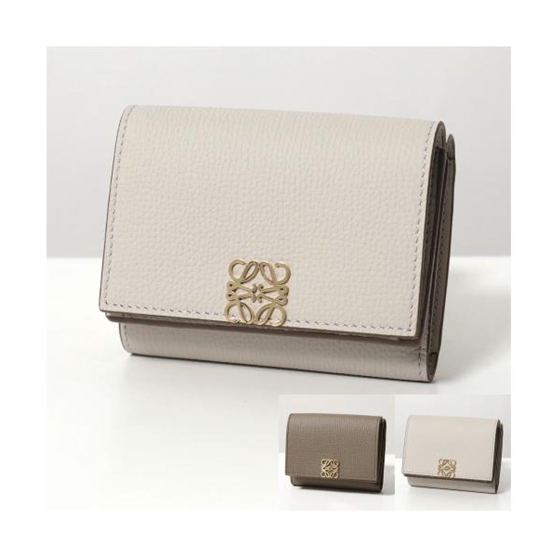 ロエベ LOEWE LOEWE 三つ折り財布 ANAGRAM TRIFOLD 6 C821TR2X （1100