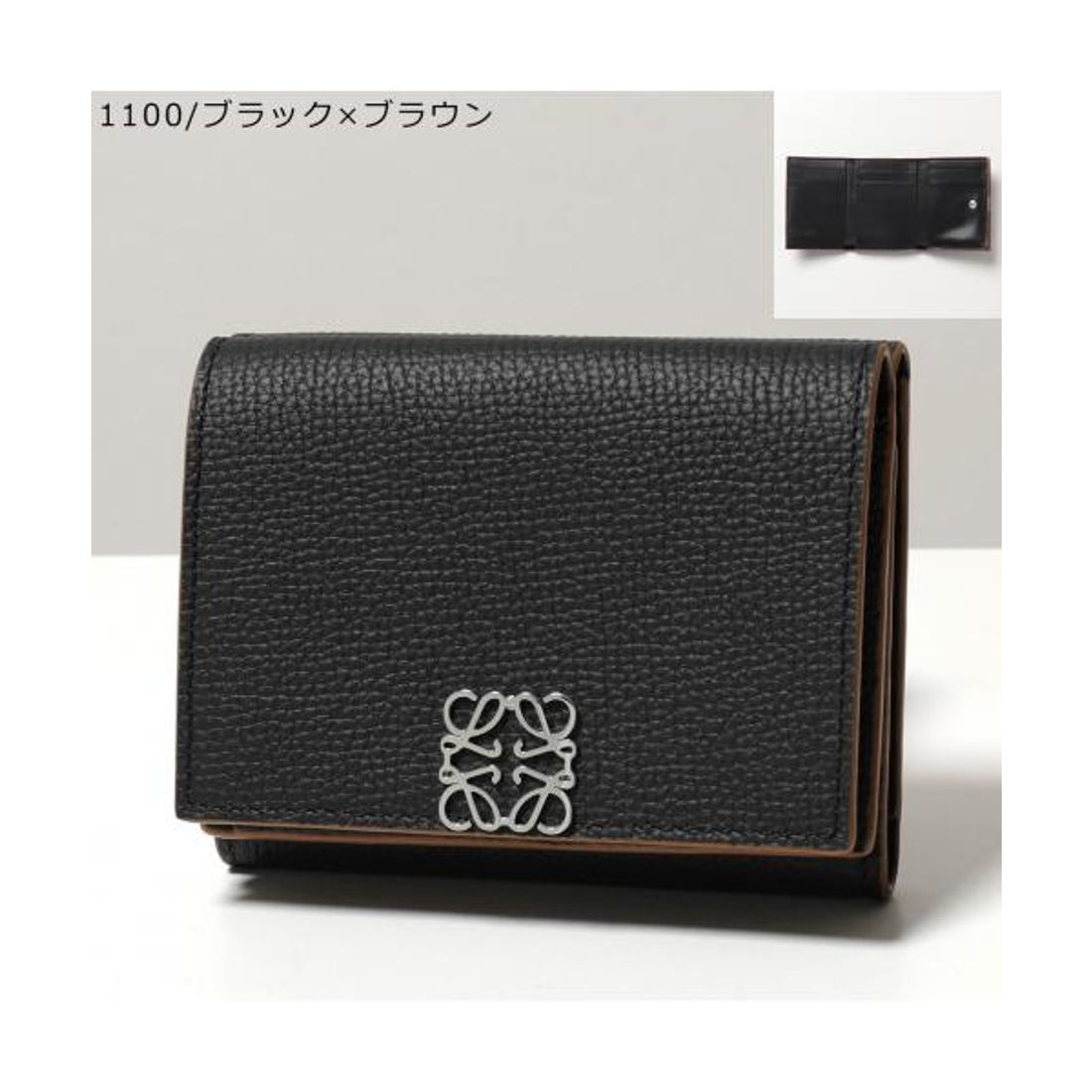 ロエベ LOEWE LOEWE 三つ折り財布 ANAGRAM TRIFOLD 6 C821TR2X （1100