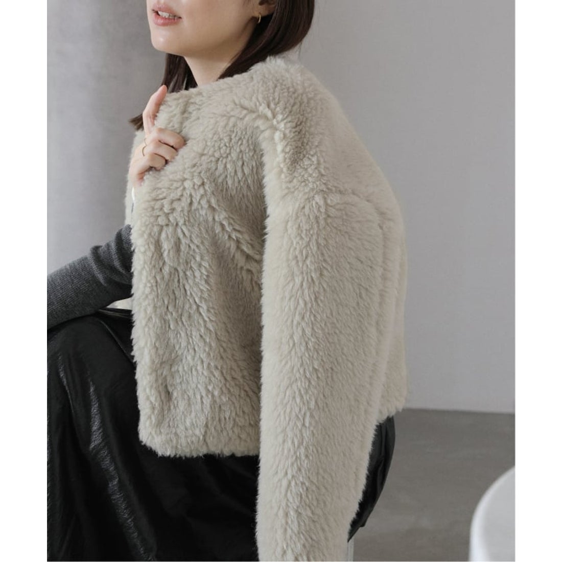 ラ トータリテ La Totalite TICCA / ティッカ ウールファーショート