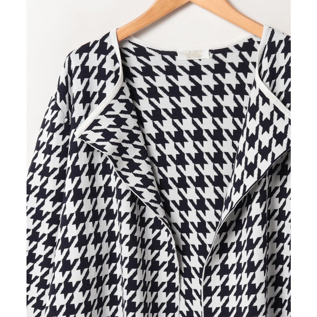 ゲスト ジョコンダ GUEST JOCONDE 【大きいサイズ】千鳥柄ニット