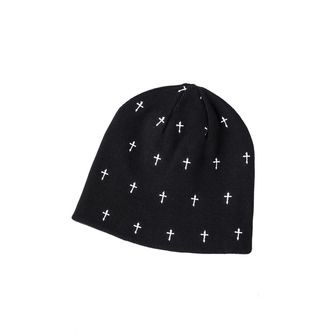 ラストネスト LAST NEST Allover Cross Beanie V2 （Black） -FASCINATE