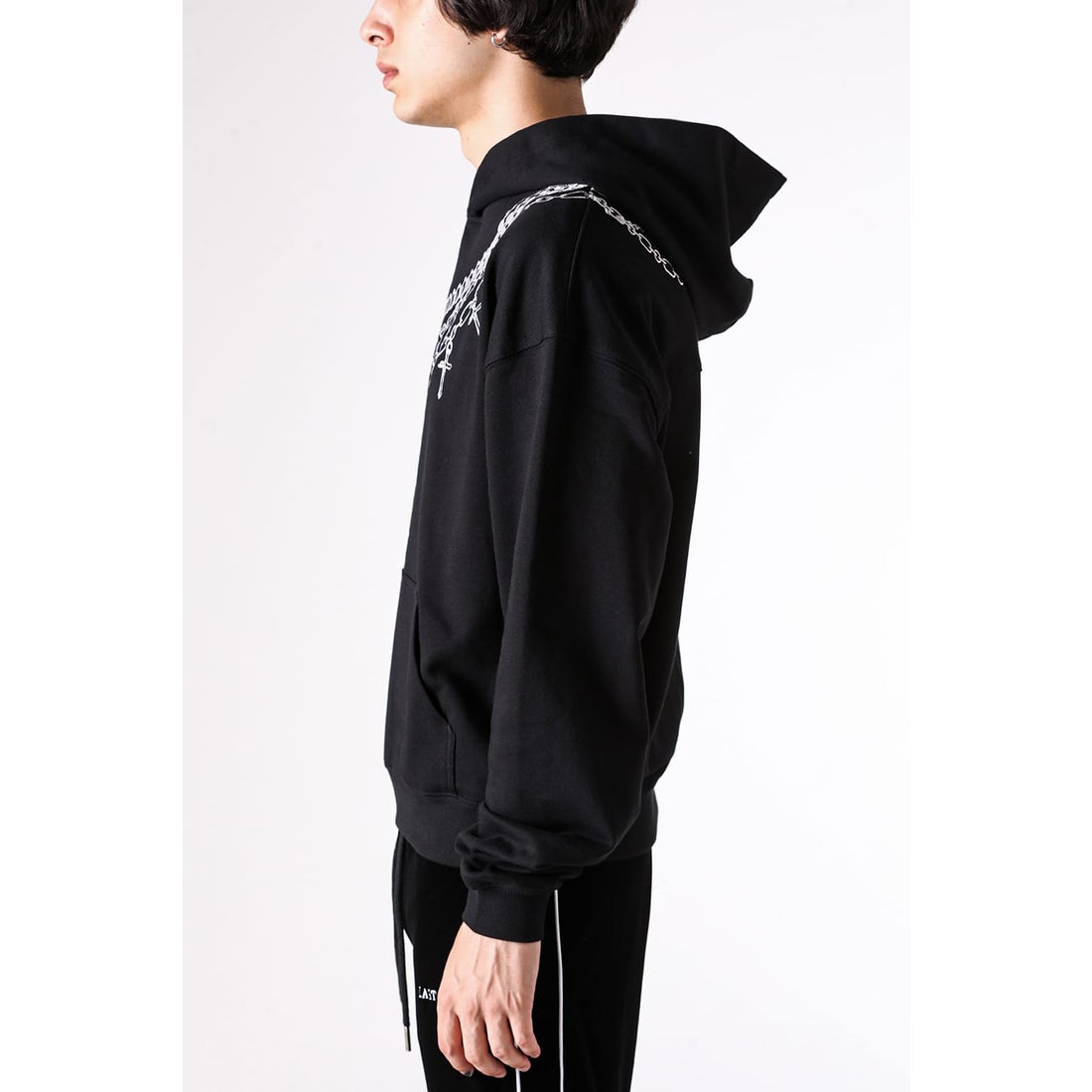 ラストネスト LAST NEST Necklace Hoodie （Black） -FASCINATE
