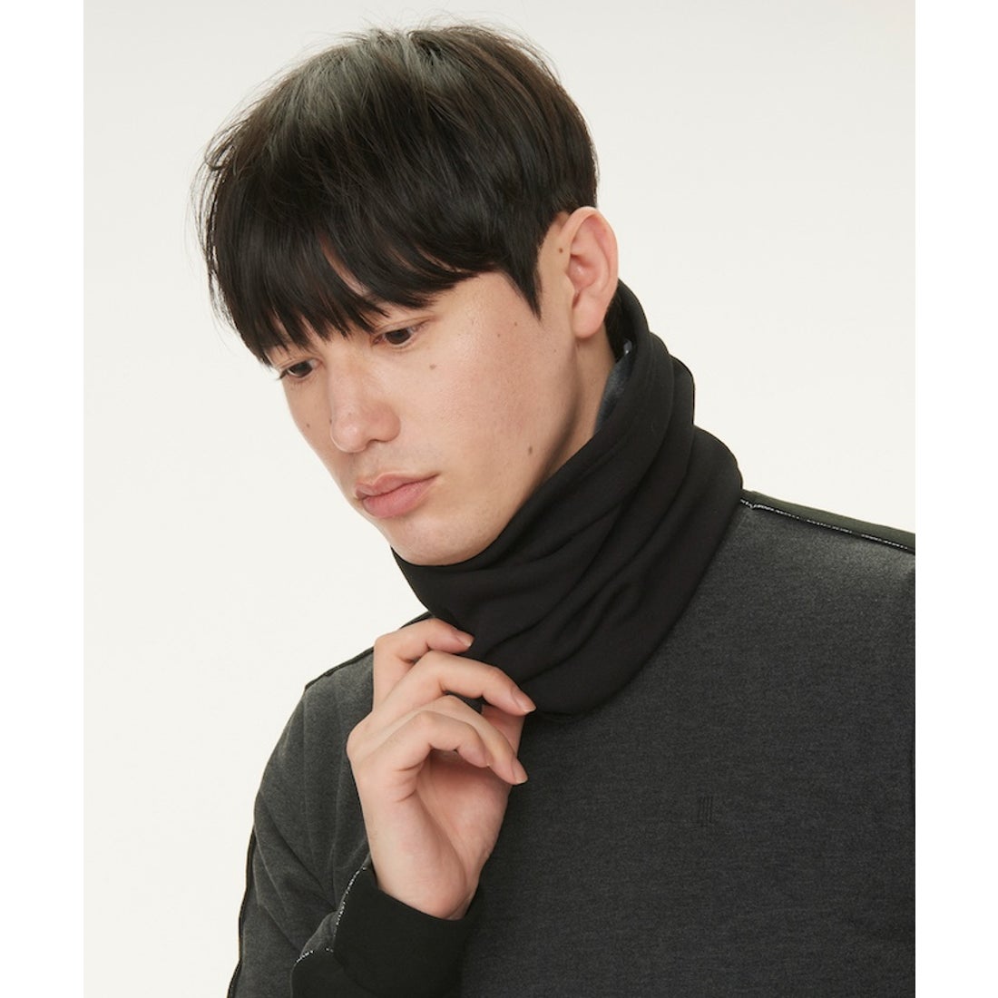 LANVIN SPORT 裏起毛ネックウォーマー【アウトレット】 -デサント