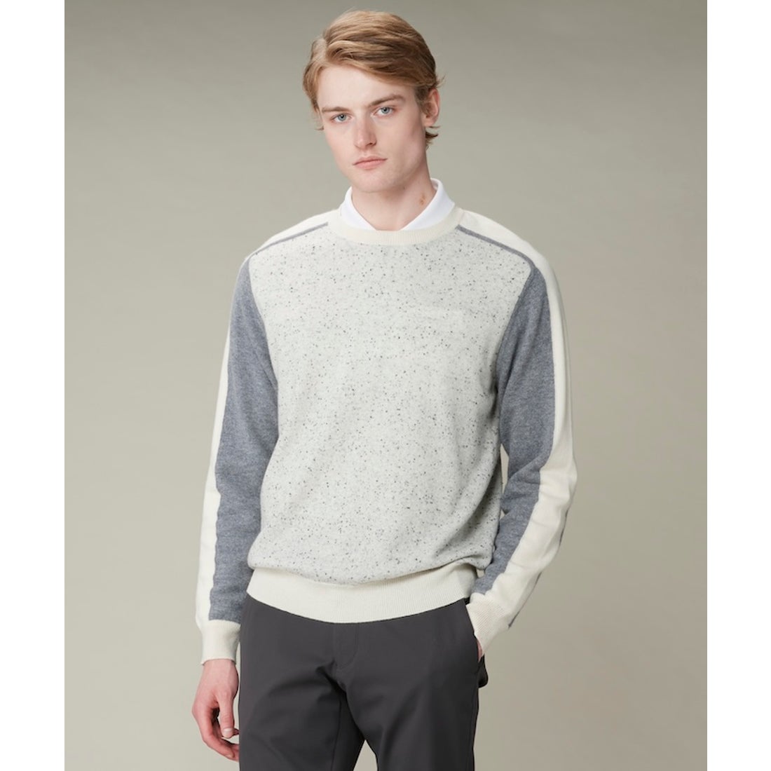 LANVIN SPORT カシミヤクルーネックセーター -デサントストア-DESCENTE