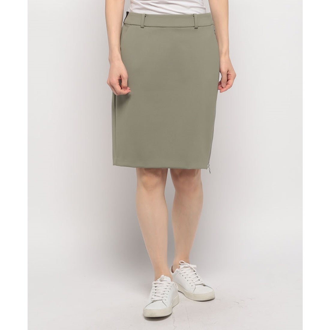 LANVIN SPORT ロング丈スカート（総丈51cm）【ストレッチ】 -デサント