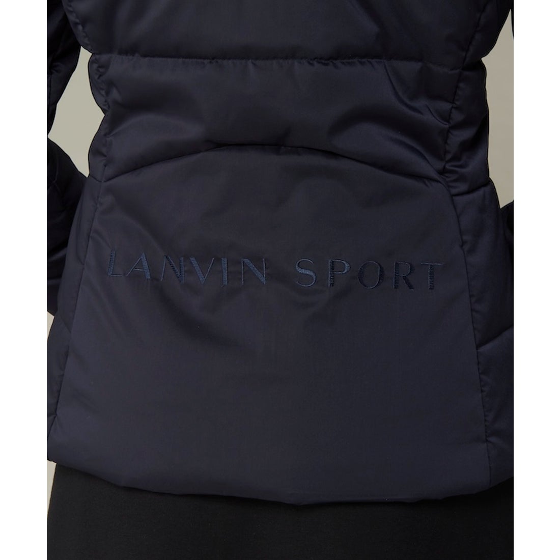 LANVIN SPORT 中わたブルゾン【HEAT NAVI裏地付き/はっ水】 -デサント