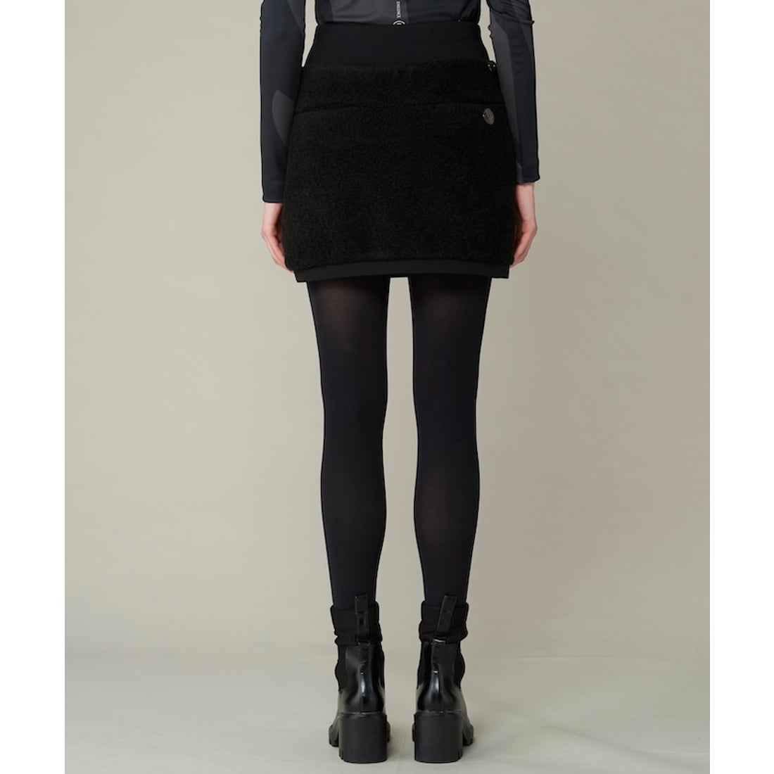 LANVIN SPORT ボアスカート（総丈42.5cm）【蓄熱保温裏地付き