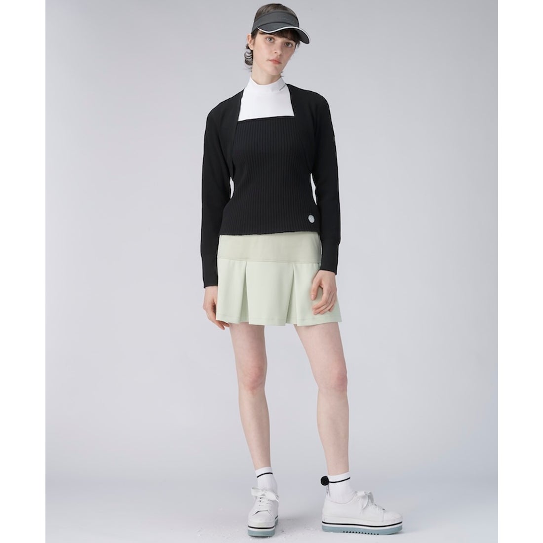 ランバン スポール LANVIN SPORT UVカットニットボレロ -デサント