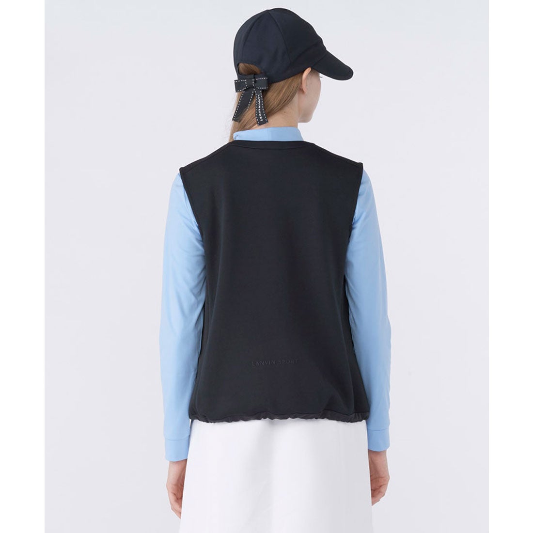 ランバン スポール LANVIN SPORT ノーカラーアウターベスト【UV