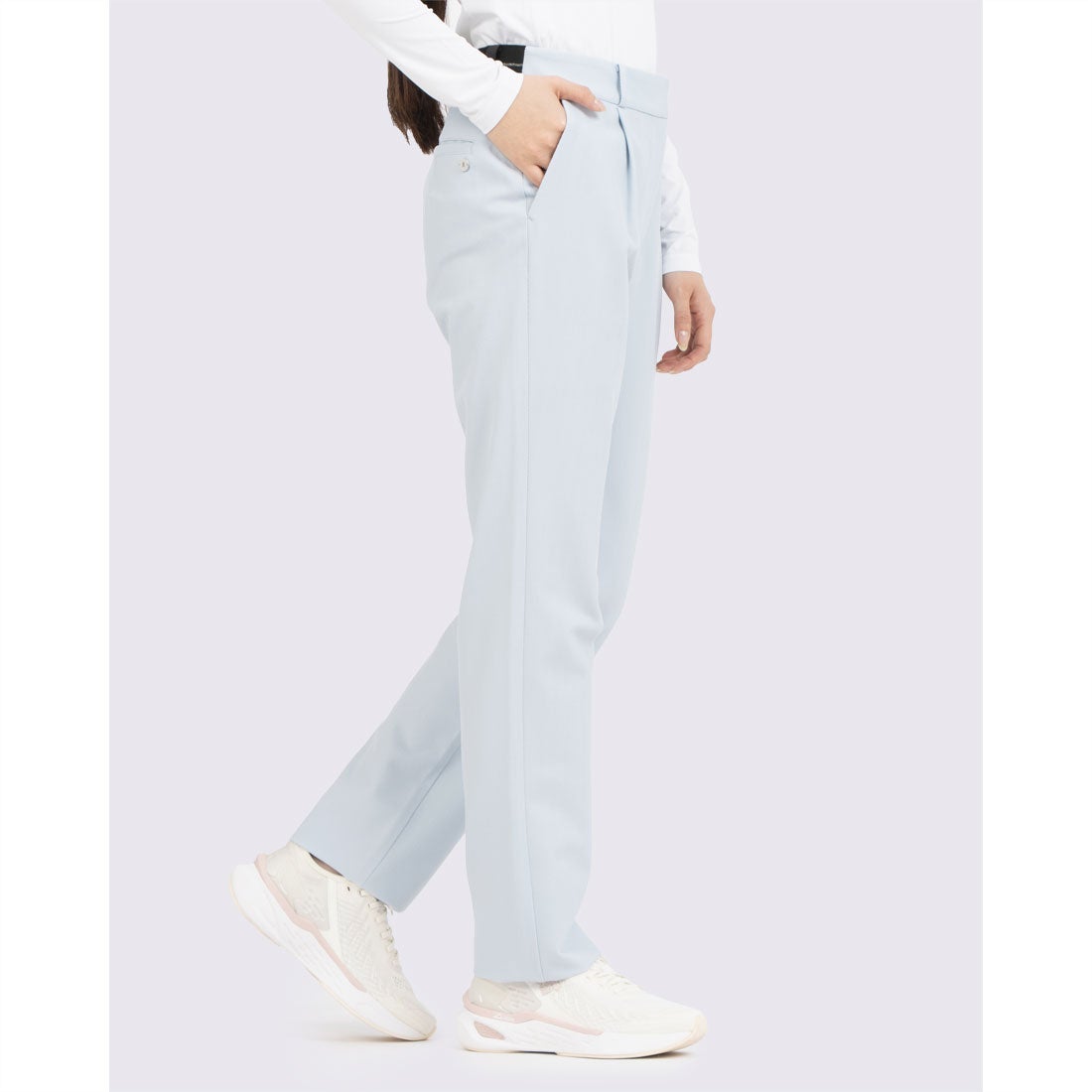 ランバン スポール LANVIN SPORT ストレッチジャガードパンツ【はっ水