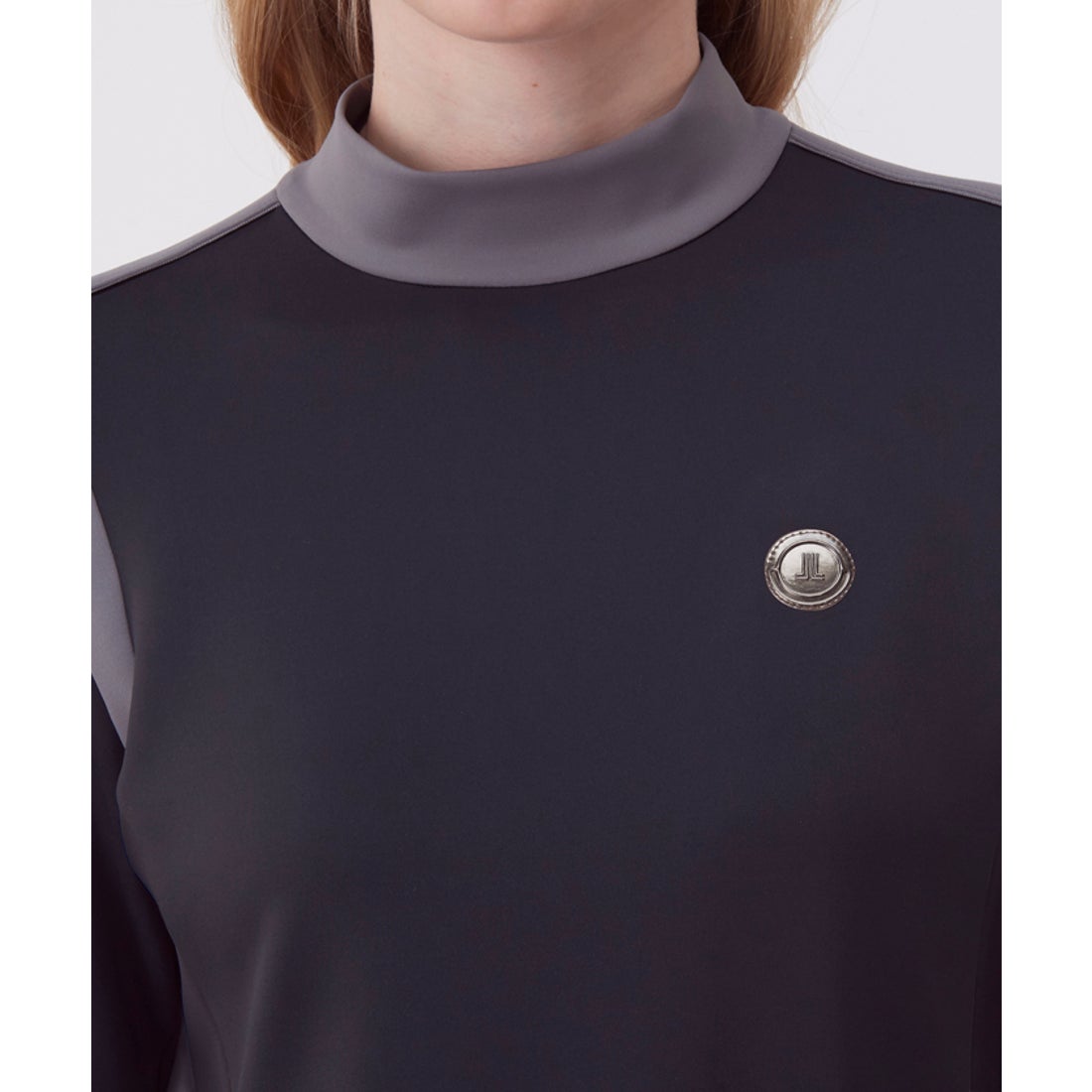 ランバン スポール LANVIN SPORT ブロッキングデザイン長袖ワンピース