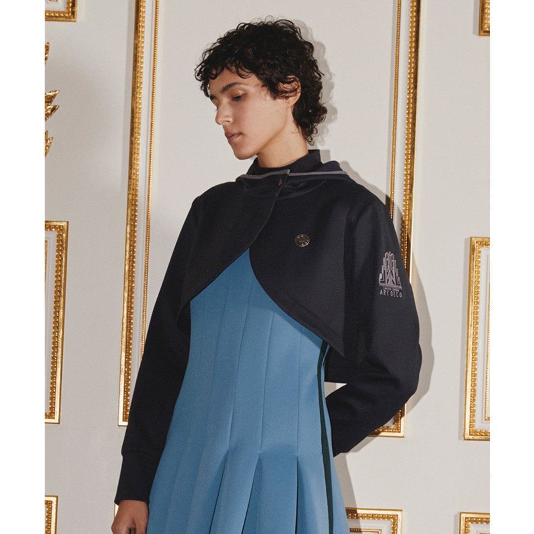 ランバン スポール LANVIN SPORT 【アールデコ100周年】フーディボレロ