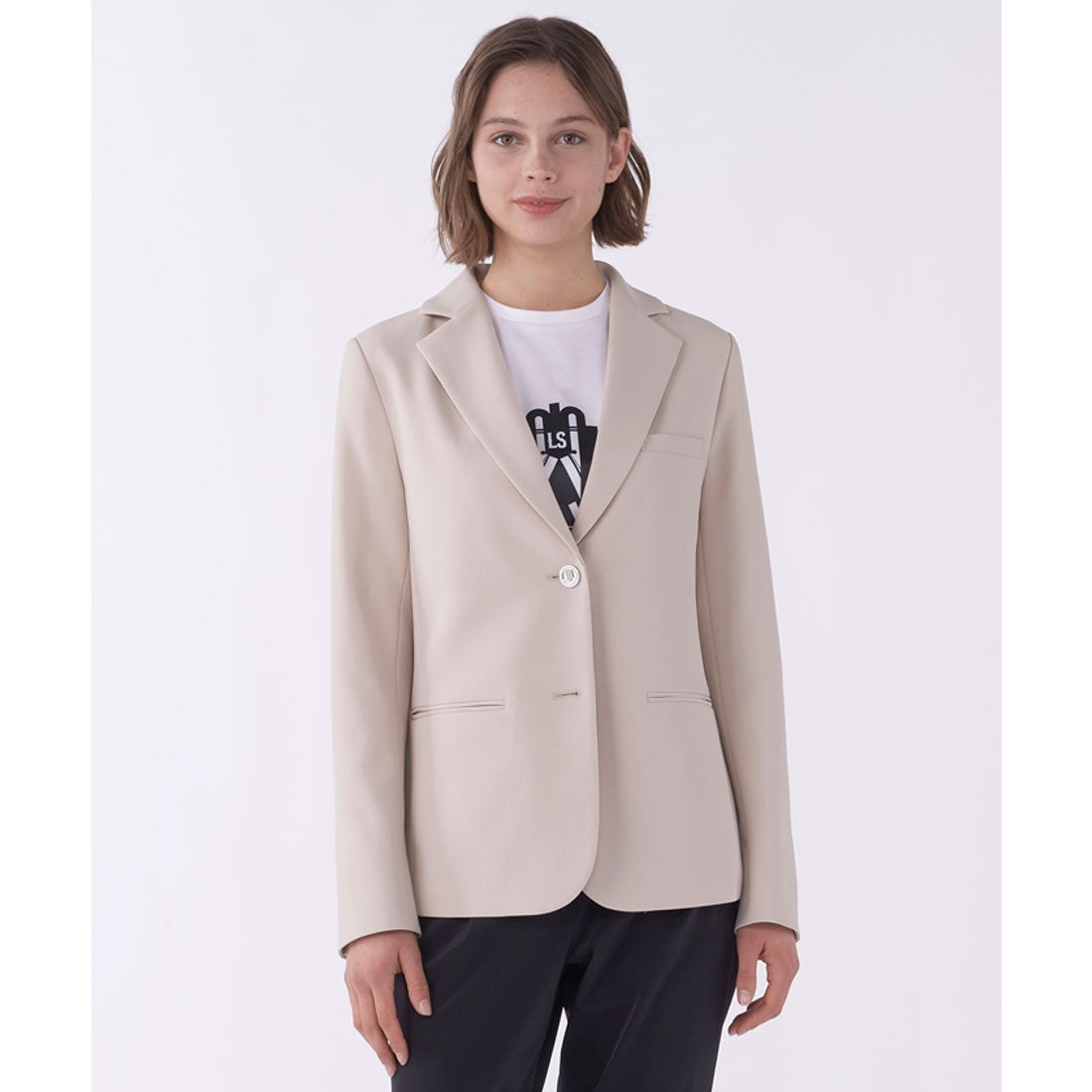 ランバン スポール LANVIN SPORT テーラードジャケット -デサント