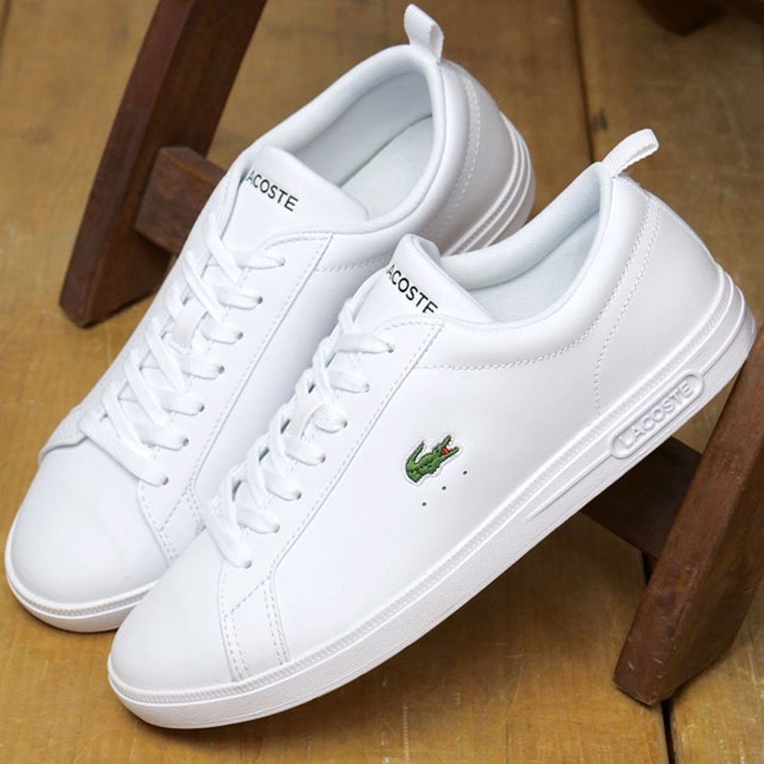 ラコステ LACOSTE COURT BASE 224 1 SFA WHT/WHT [48SFA0123-21G SS25