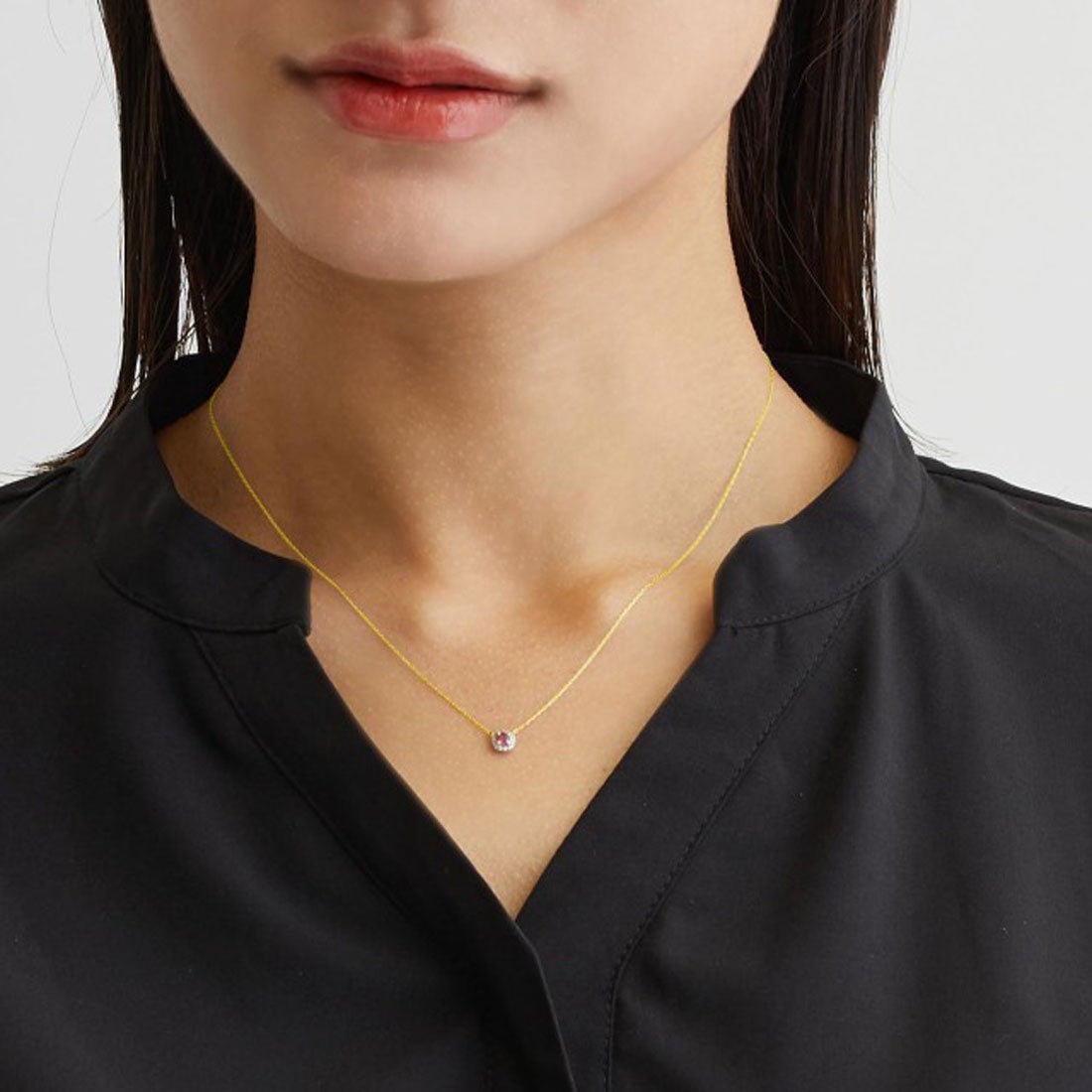 ララクリスティー LARA Christie「11月シトリン」ネックレス