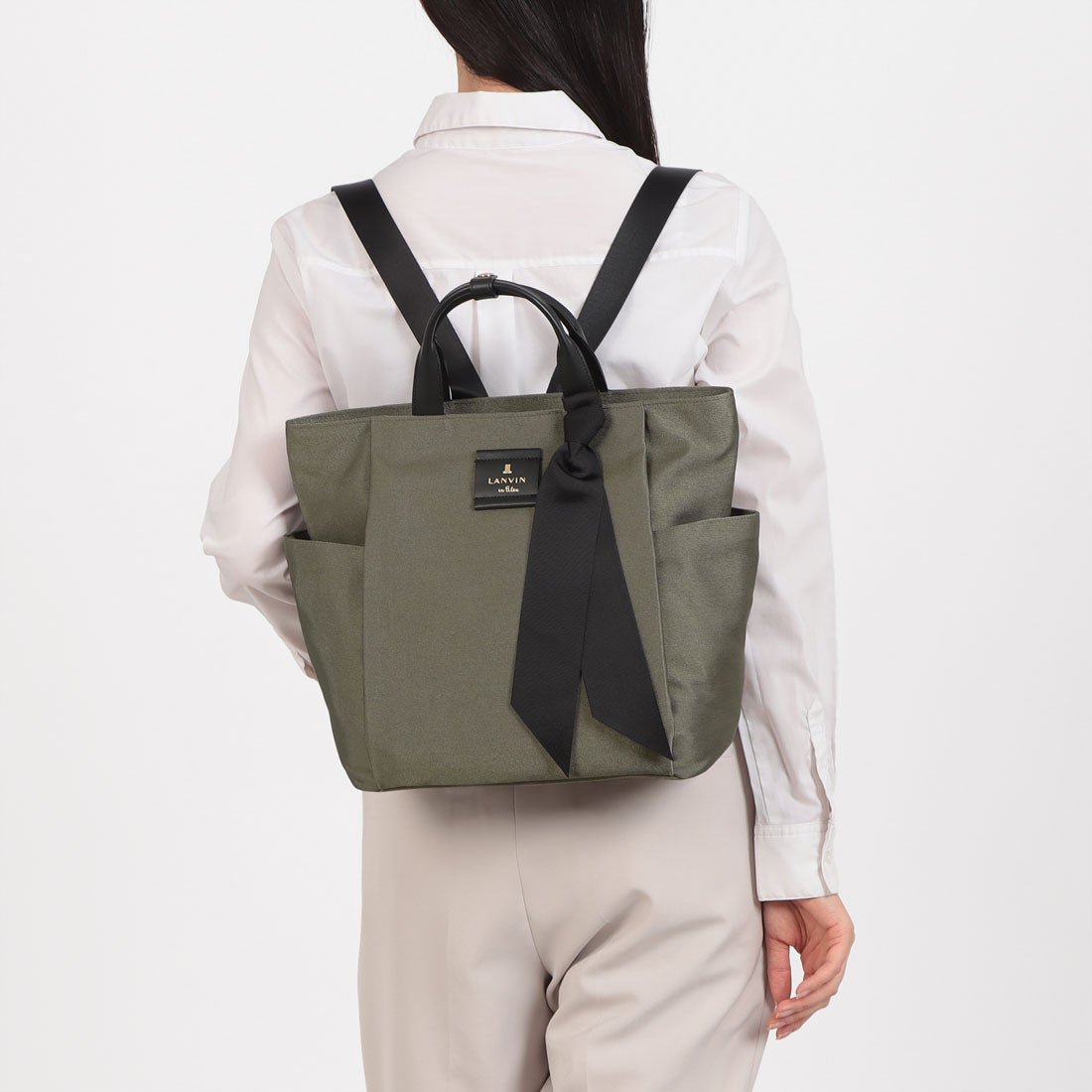 ランバン オン ブルー LANVIN en Bleu オレリー リュック （グレー