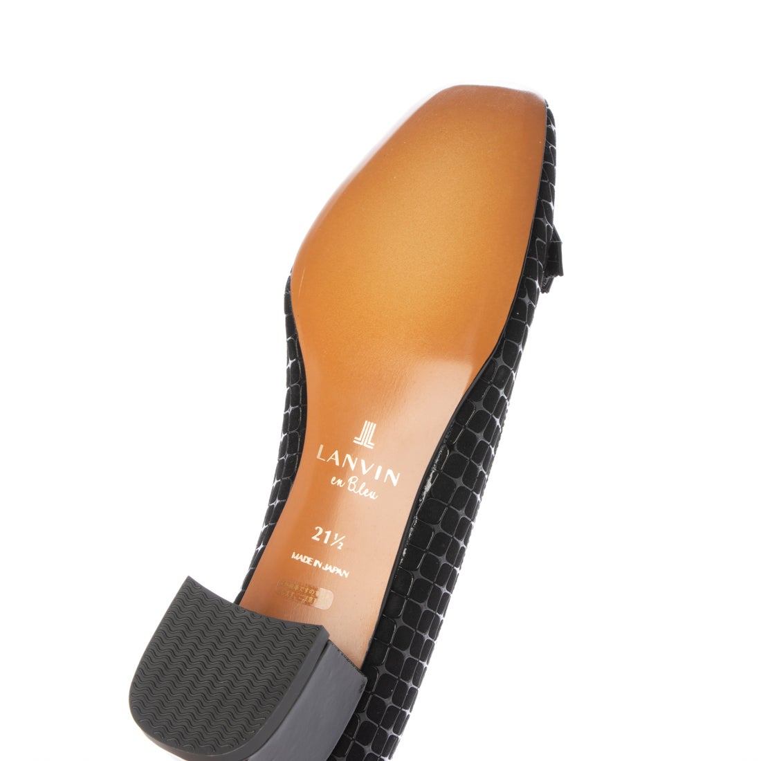 ランバン オン ブルー LANVIN en Bleu 【小さいサイズ】スクエアトゥ