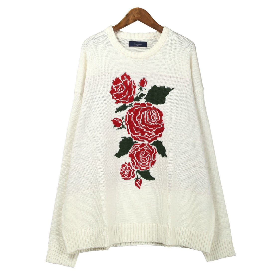 DIOR ディオール 14aw 薔薇ニット 薔薇ニット 14aw homme 薔薇柄