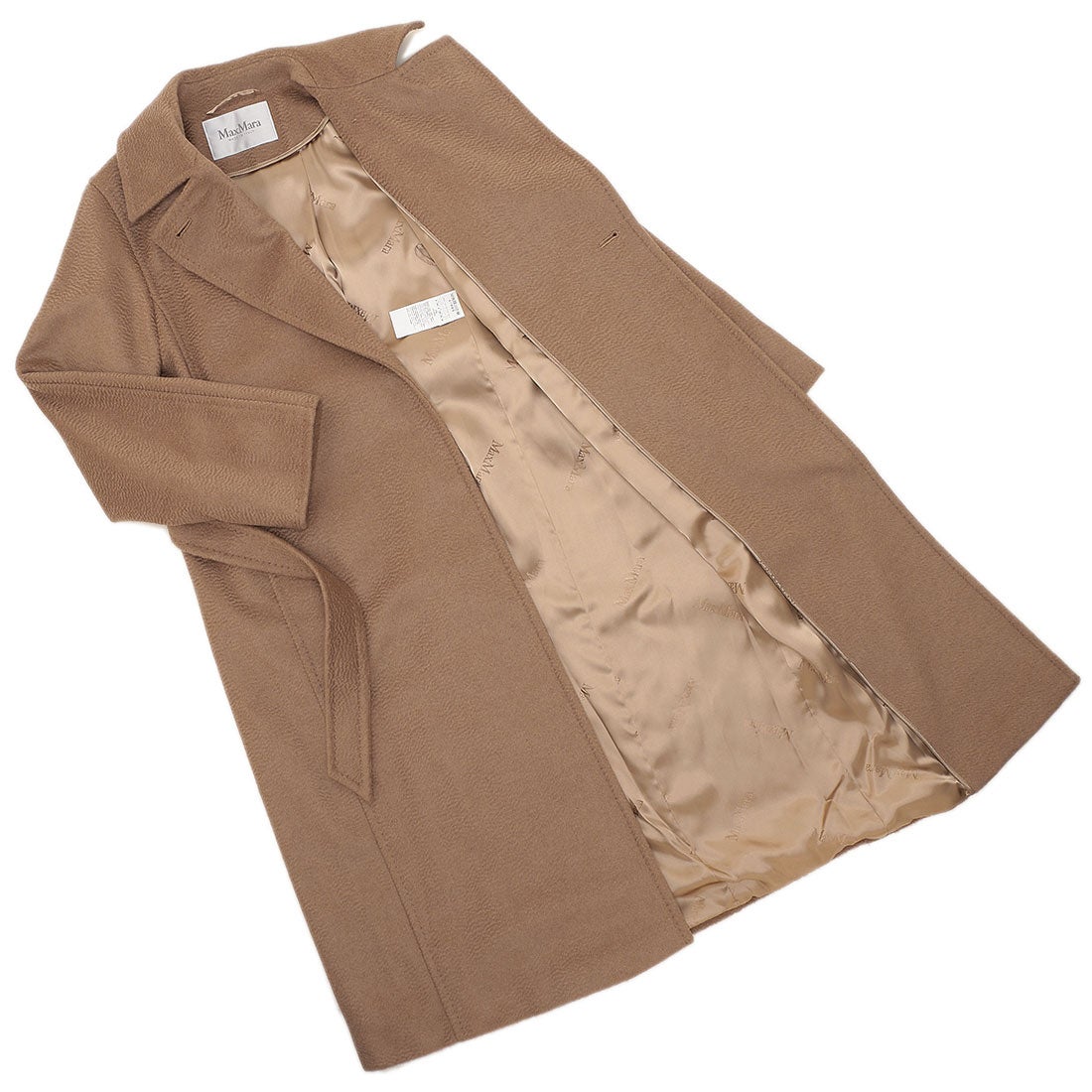 マックスマーラ Max Mara コート マニュエラ ベルト付き ブラウン