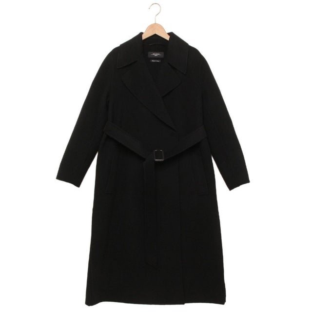 マックスマーラ Max Mara コート マニュエラ ベルト付き ブラック