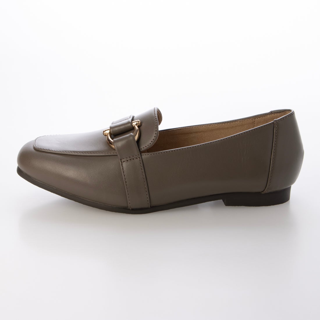 本革】 ベルトローファー 6722 （グレー） -モードカオリ MODE KAORI