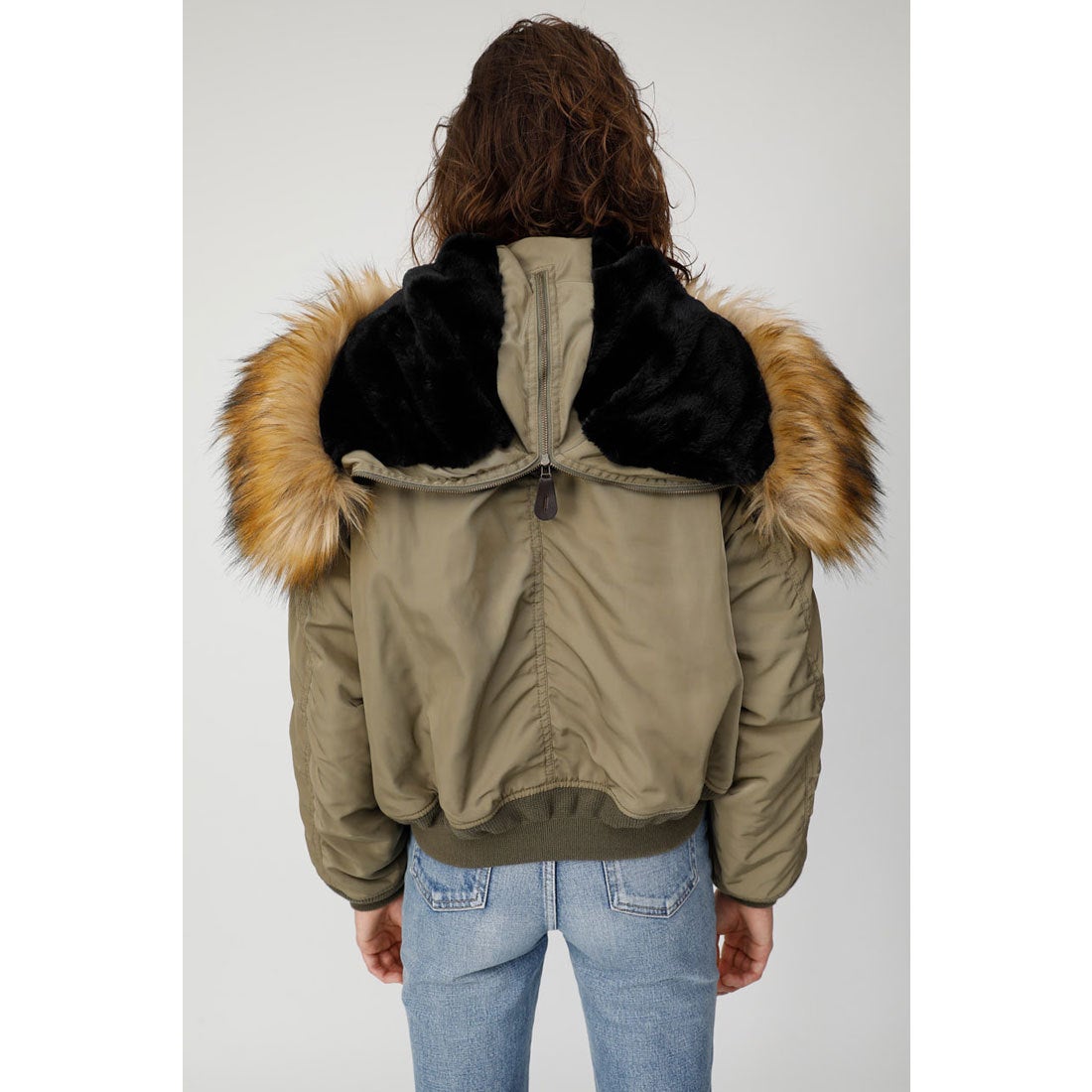 MOUSSY マウジー moussy ORIGINAL N2B （カーキ） -アウトレット通販